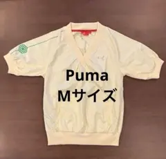 Puma プーマ クリーム色 Vネック ゴルフ　Mサイズのサムネイル