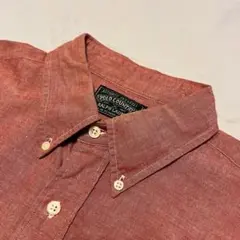 POLO COUNTRY シャンブレーシャツ L レッド 90s 当時モノ 希少のサムネイル