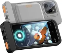 お得な2個セット　防水スマホポーチ IPX8 ブラック グレー 防水ケース