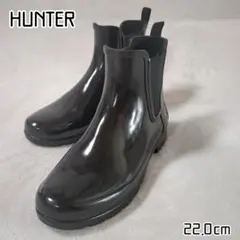 美品】Hunter24リファインドスティッチ ローファー レインブーツ レア