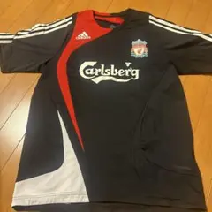 リバプールFC adidas シャツ 黒赤