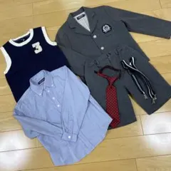 フォーマルスーツ　男の子　 6点　110 120 セットアップ　セレモニースーツ