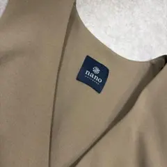 ほぼ新品❤︎nano universe（ナノユニバース） ジレ ベージュブラウン