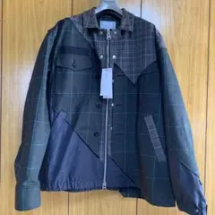 Sacai サカイ 21ss CHECKED PANELLED JACKET