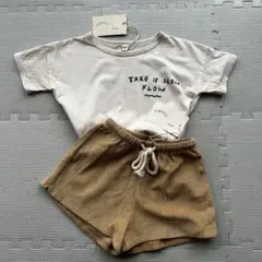 organic zoo ロゴTシャツ ショートパンツ【極美品・新品未使用】