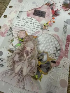 コラージュ素材 200点以上｜PET素材・マステ風・立体シール｜おまけ付き