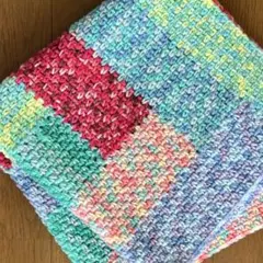 かぎ針編み　ブランケット　ひざかけ
