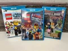 WiiU ソフト ３本セット Minecraft LEGO