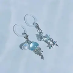 めじるしアクセサリー アンブレラマーカー チャーム くらげ 月 №826