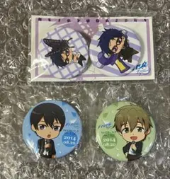 Free! 缶バッジ 遙 真琴 怜