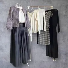 美品　オフィスカジュアル綺麗め　コーデまとめ売り 7点セット　S.Mサイズ