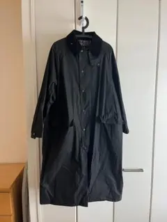 Barbour オーバーサイズ BURGHLEY ワックス ブラック 38のサムネイル