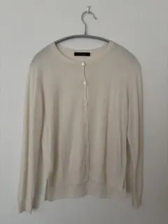 URBAN RESEARCH ROSSO ウォッシャブルカーディガン　ホワイトのサムネイル