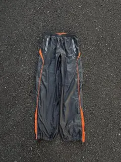 nike wide nylon pants テック y2k