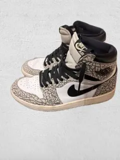 NIKE AIR JORDAN 1 RETRO HIGH OG ホワイトセメント - メルカリ