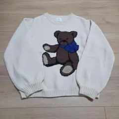 merry jenny ベア ニット セーター