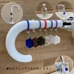 名入れ傘マーカーヘキサ（六角）形●アンブレラ、ペットボトルマーカー、傘目印●1ケ