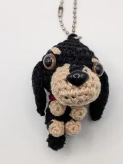 ハンドメイド犬 編みぐるみ チャーム