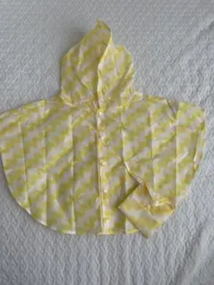 ポンチョ ケープ　レインコート　黄色