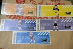 KAWAII FITMENT. ステッカー 5枚セット