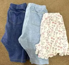 ユニクロ　パンツ3点セット　80