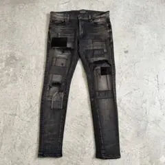 【激レアモデル】glamb アンプラグド デニム サイズ3 再構築 ジョッパーズのサムネイル