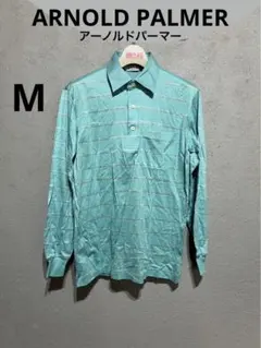 ARNOLD PALMER アーノルド・パーマー 長袖ポロシャツ ターコイズM