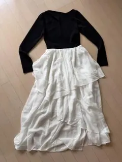 CELFORDランダムヘムドッキングニットワンピース