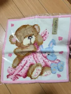 FEILERクマとウサギのタオルハンカチ