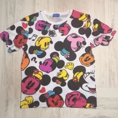 【東京ディズニーリゾート公式】ミニーマウス 総柄 カラフルTシャツのサムネイル
