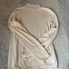 WEGOハイネックカットソー♡透けるブラウスニット♡透明感♡FREE