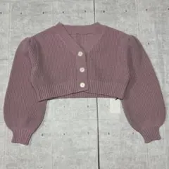新品 未使用 GRL ショート丈 短丈 ニット カーディガン フリーサイズ