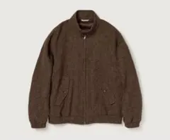 AURALEE LAMA SHETLAND TWEED ZIP BLOUSON - メルカリ