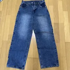 IAMU ワイドレッグデニム