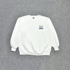 90s jerzees スウェット 企業 アメリカ製 ホワイト XLサイズ