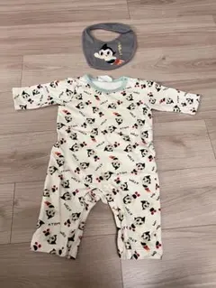 ATOM アトムロンパース ~70cm スタイ付き【美品】