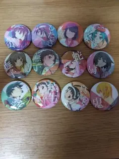 【未使用品】＆【限定レア有り】化物語　缶バッジ　10点セット 2025年最新】物語シリーズ 缶バッジセットの人気アイテム - メルカリ