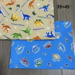 ランチョンマット 35×45 2枚セット 男の子 恐竜 給食ナフキン 入園 入学