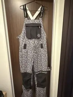 スノーボード ビブパンツ ペイズリー柄のサムネイル