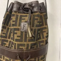フェンディ ショルダーバッグ　ヴィンテージ　ズッカ柄　 FFロゴ　オールド