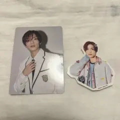 なにわ男子 HARDWORK ファミクラ盤 制服トレカ シール　高橋恭平