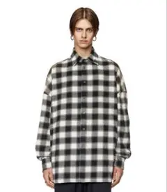 最終値下！23AW DIESEL S-LIMO-PKT フランネルチェックシャツ