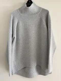 LOWRYS FARM グレー タートルネックセーター