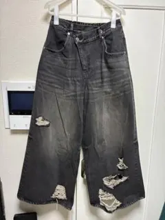 メゾンスペシャル ダメージ ワイド デニム Ripped Wide Denimのサムネイル