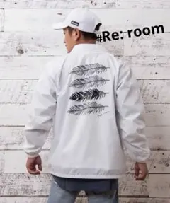 #Re: room リルーム　パームリーフ ナイロン コーチジャケットM サイズ