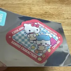 ちいかわ×サンリオ スマホに貼れるサイズのステッカー　ハチワレ