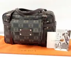 【美品】LOEWE ロエベ アナグラム ポーチ付き ハンドバッグ