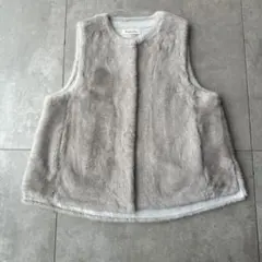 美品⭐︎完売品Maglia Plusマリアプラス ミンクエコファーベスト