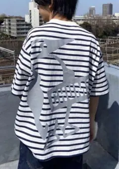 チャムス ブービーロゴ オーバーサイズ バックプリントTシャツ　L
