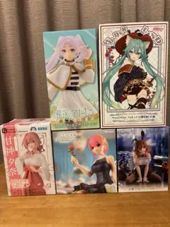 「五等分の花嫁 中野三玖 バニーver他4点 まとめ売りフィギュア
